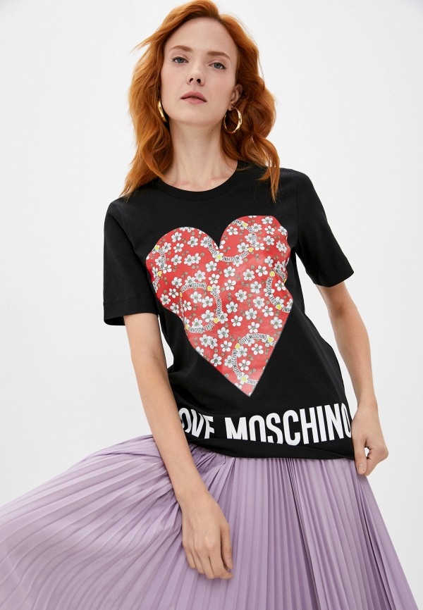 

Футболка Love Moschino, Черный