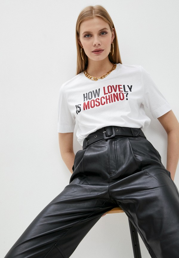 

Футболка Love Moschino, Белый