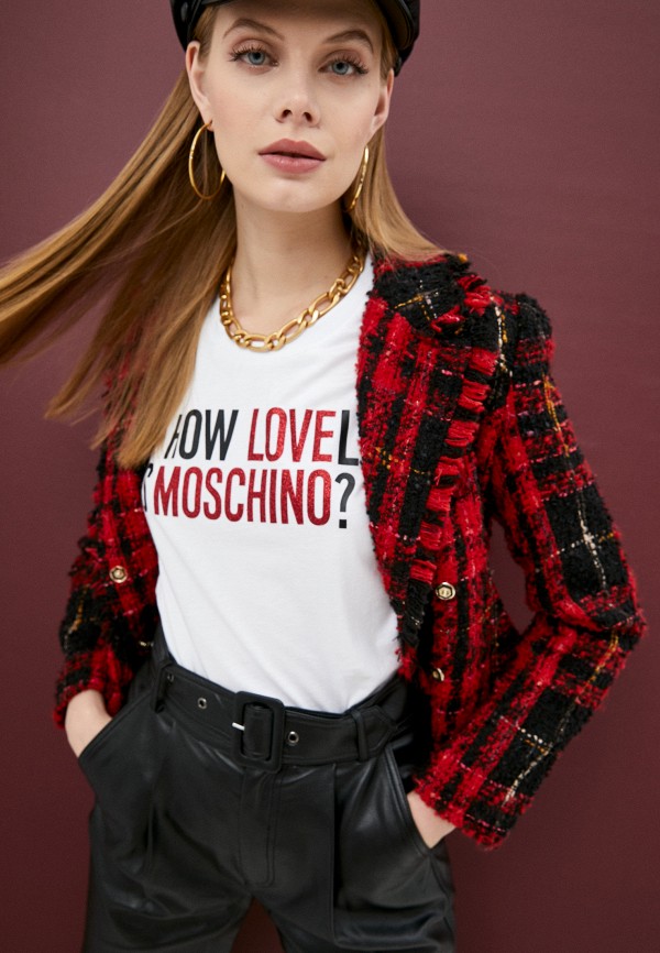 

Футболка Love Moschino, Белый