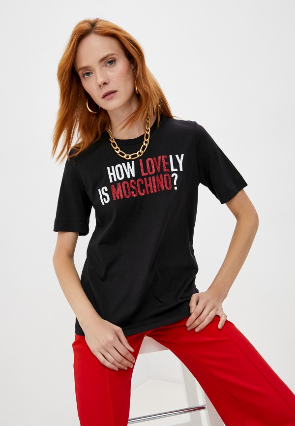 

Футболка Love Moschino, Черный