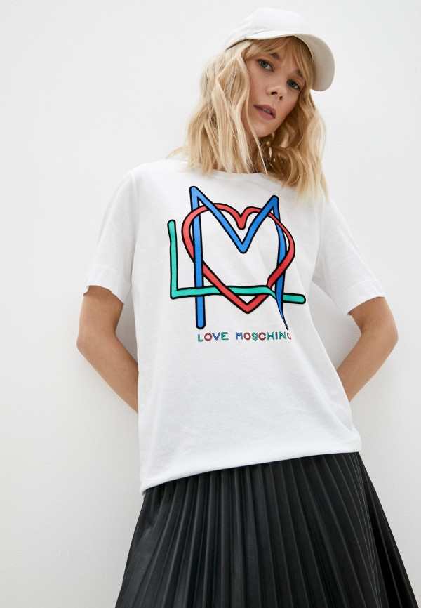 

Футболка Love Moschino, Белый