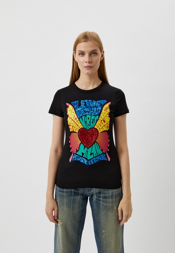 

Футболка Love Moschino, Черный