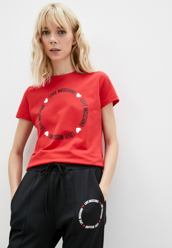 

Футболка Love Moschino, Красный, Love Moschino RTLAAO336001