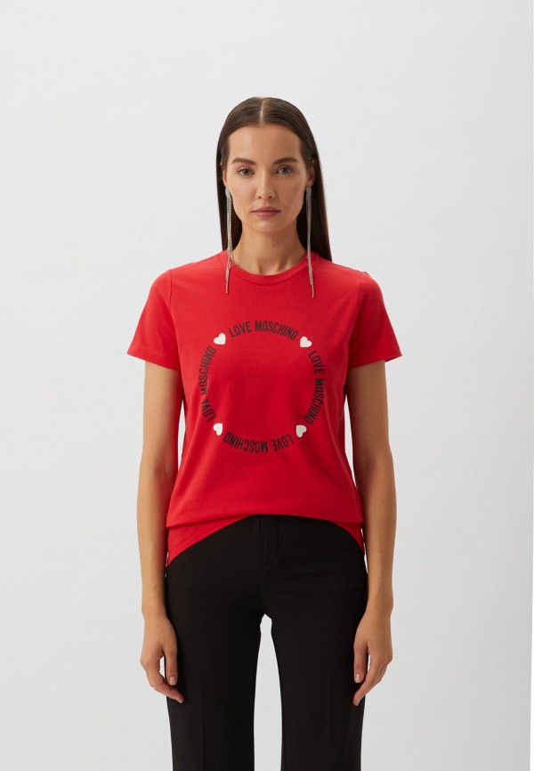 

Футболка Love Moschino, Красный
