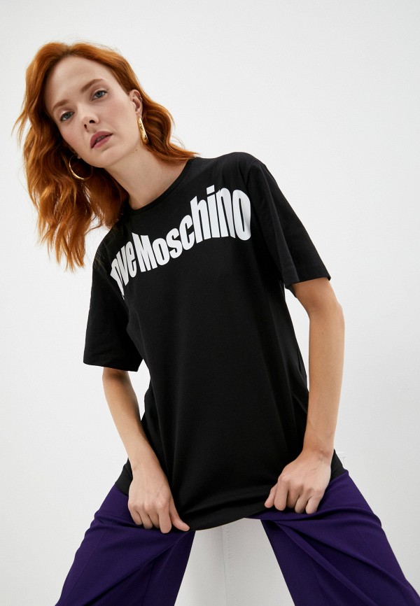 

Футболка Love Moschino, Черный