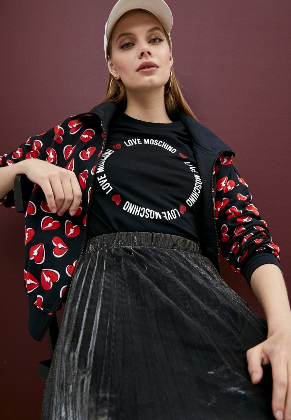 

Лонгслив Love Moschino, Черный