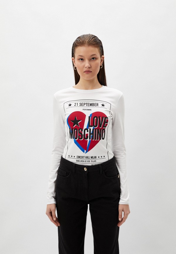 

Лонгслив Love Moschino, Белый