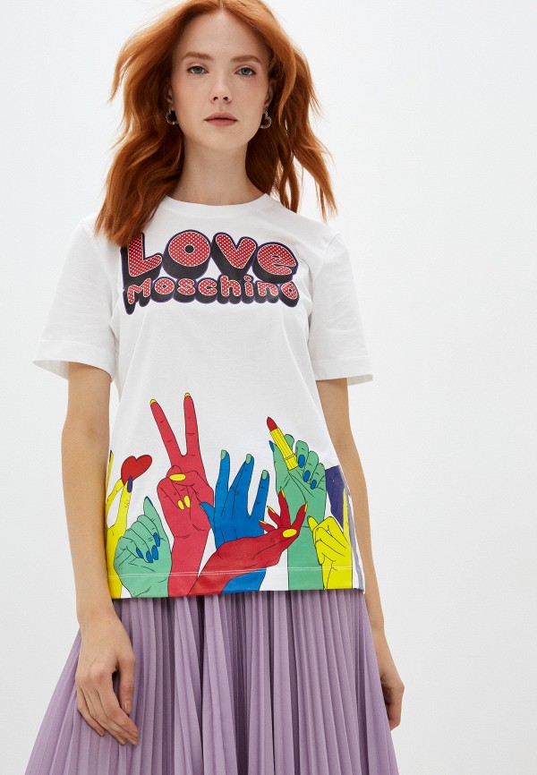 

Футболка Love Moschino, Белый