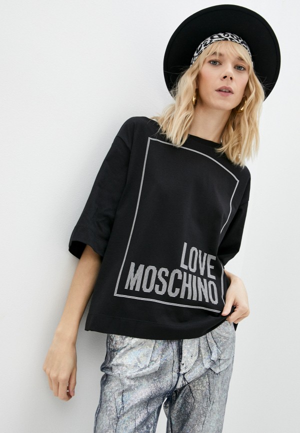 

Футболка Love Moschino, Черный, Love Moschino RTLAAO338201