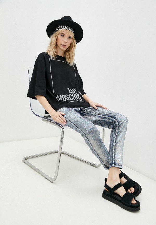 

Футболка Love Moschino, Черный