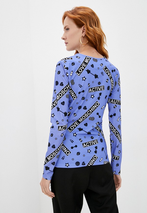 

Лонгслив Love Moschino, Синий