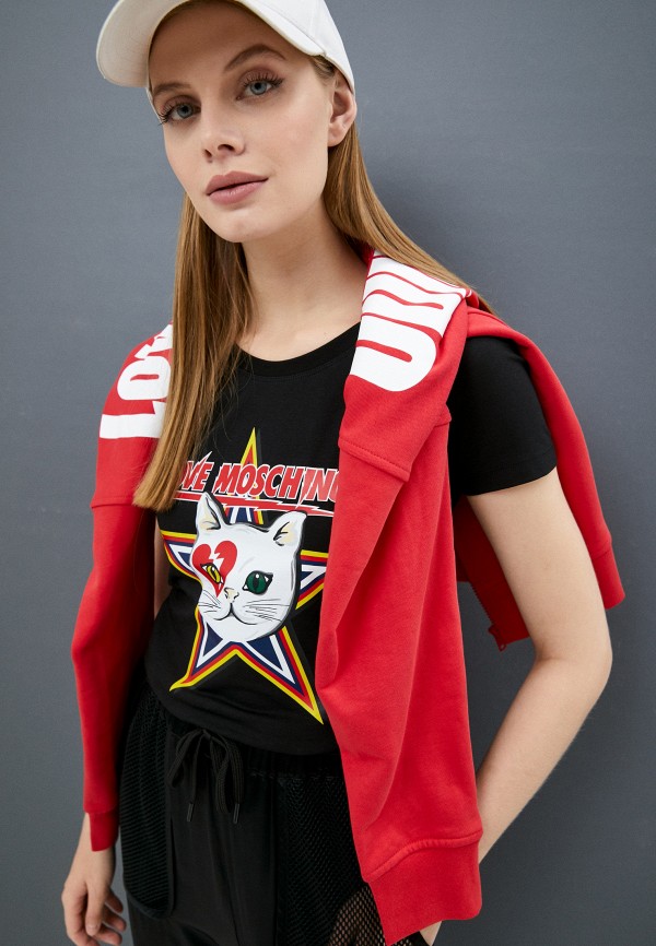 

Футболка Love Moschino, Черный