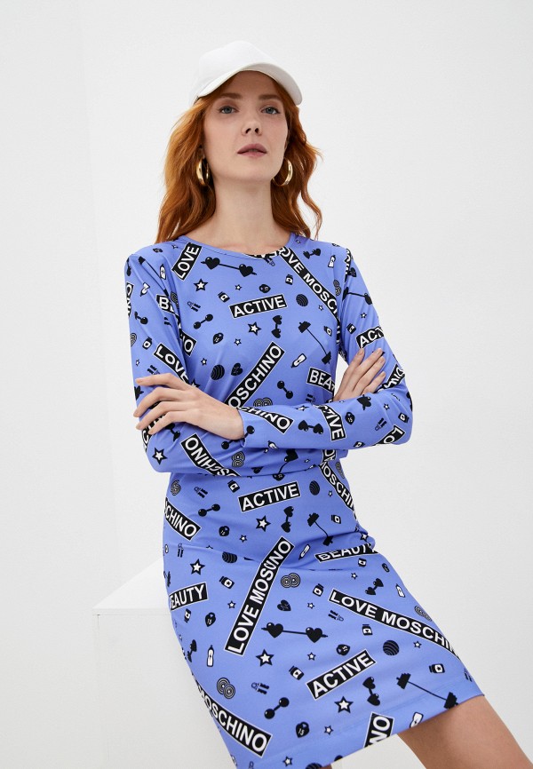 

Платье Love Moschino, Синий