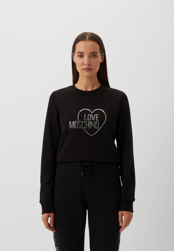 Свитшот Love Moschino черного цвета