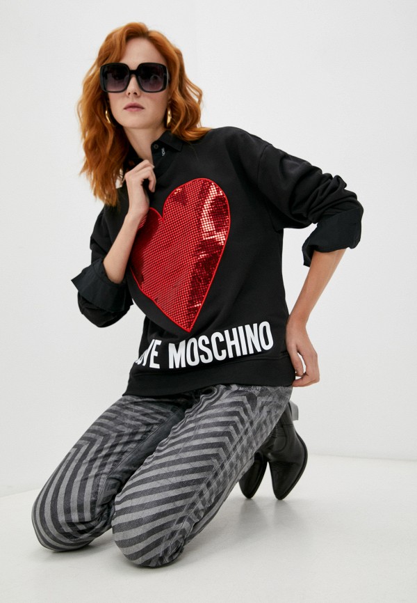 

Свитшот Love Moschino, Черный