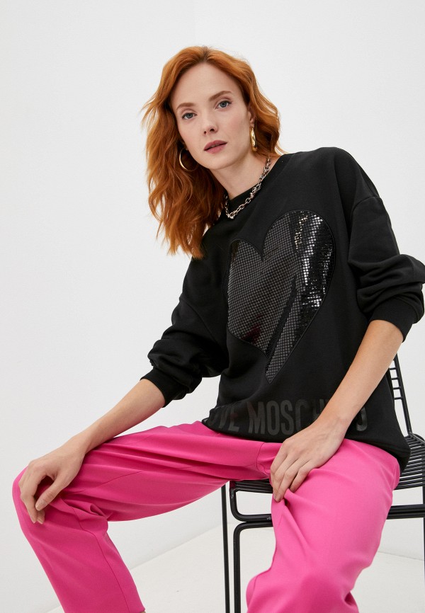 

Свитшот Love Moschino, Черный