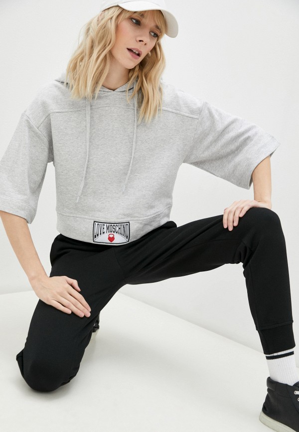 

Худи Love Moschino, Серый