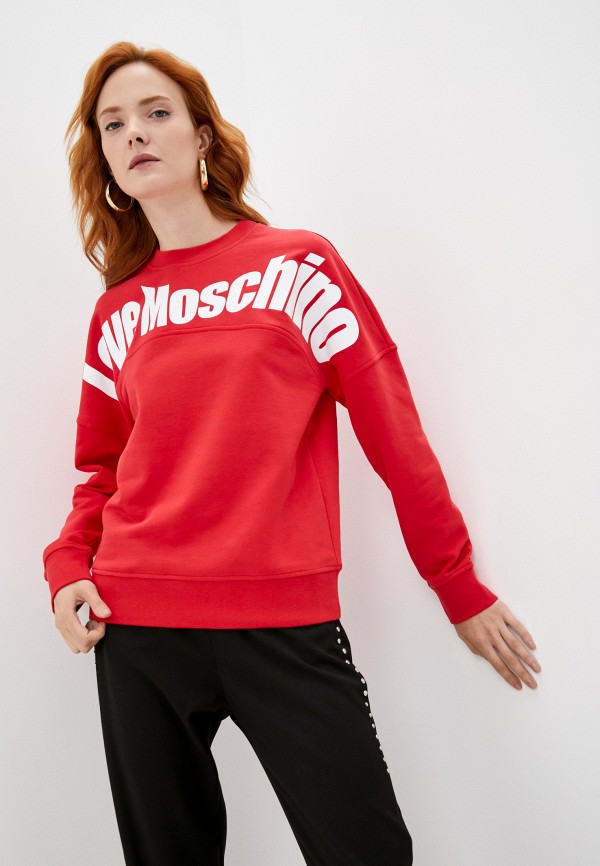 

Свитшот Love Moschino, Красный