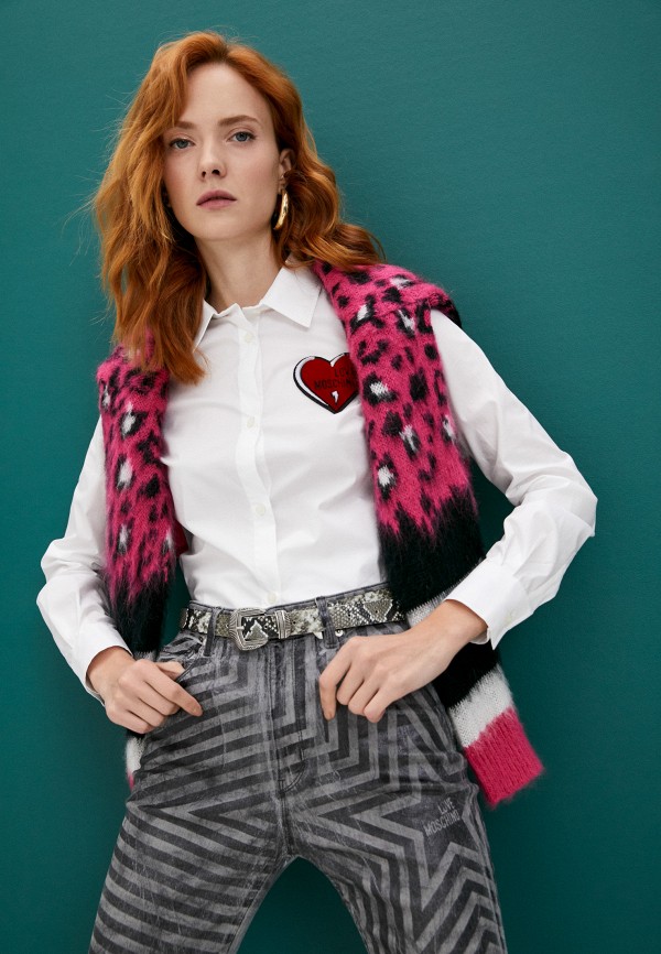 

Рубашка Love Moschino, Белый