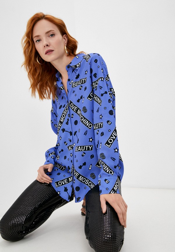 

Блуза Love Moschino, Синий