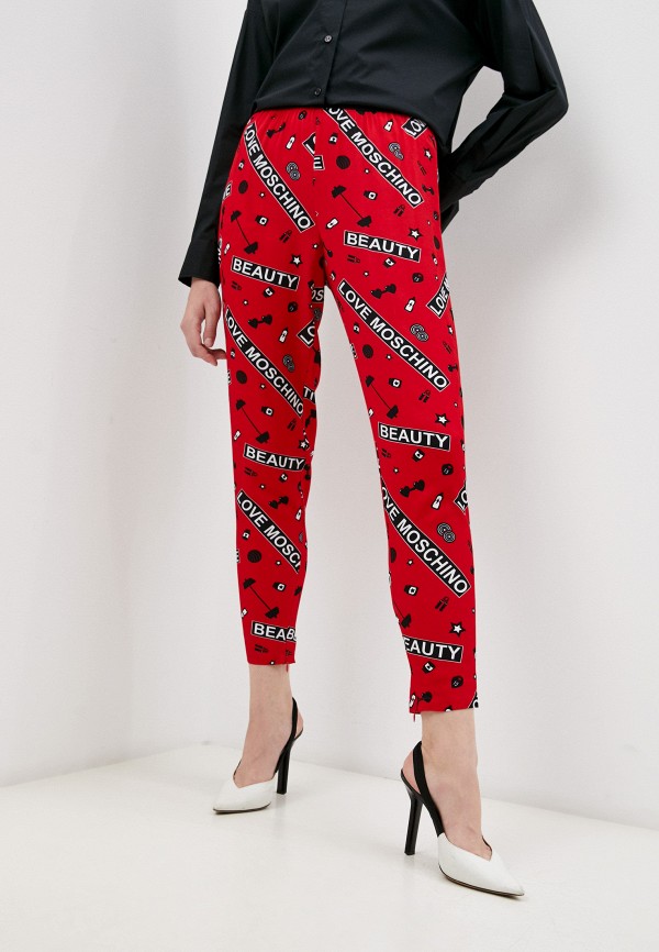 

Брюки Love Moschino, Красный