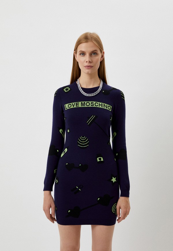 

Платье Love Moschino, Синий