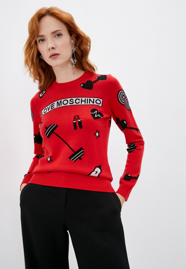 

Джемпер Love Moschino, Красный
