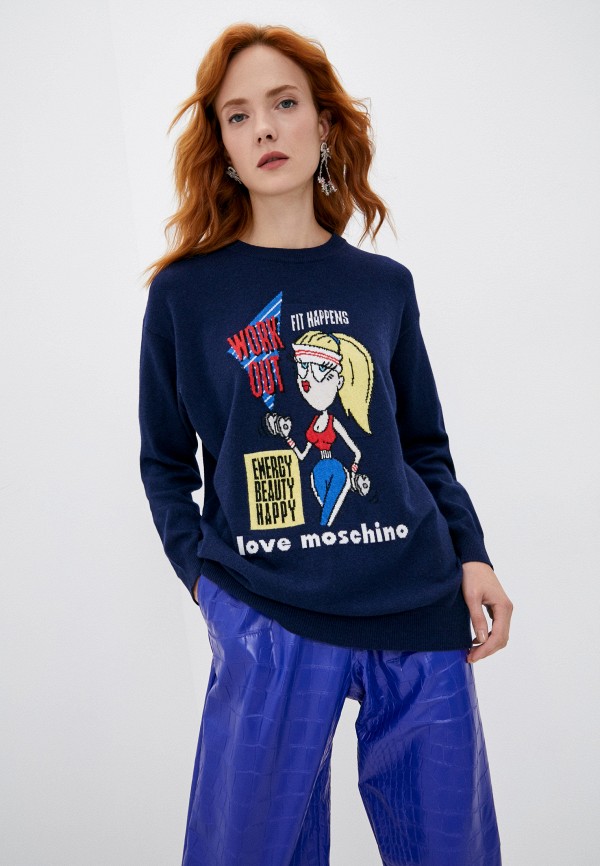 

Джемпер Love Moschino, Синий