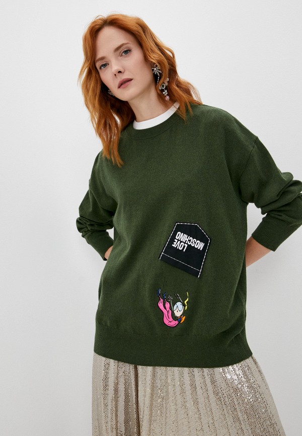 

Джемпер Love Moschino, Хаки