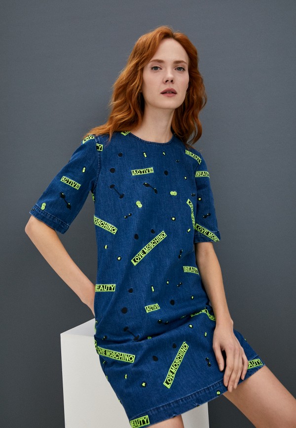 фото Платье джинсовое love moschino