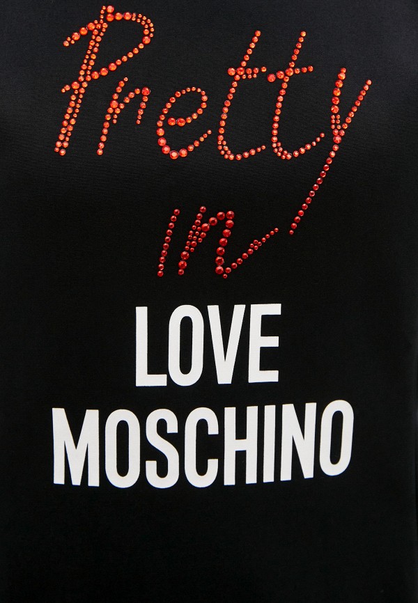 Платье Love Moschino черный, размер 44, фото 5