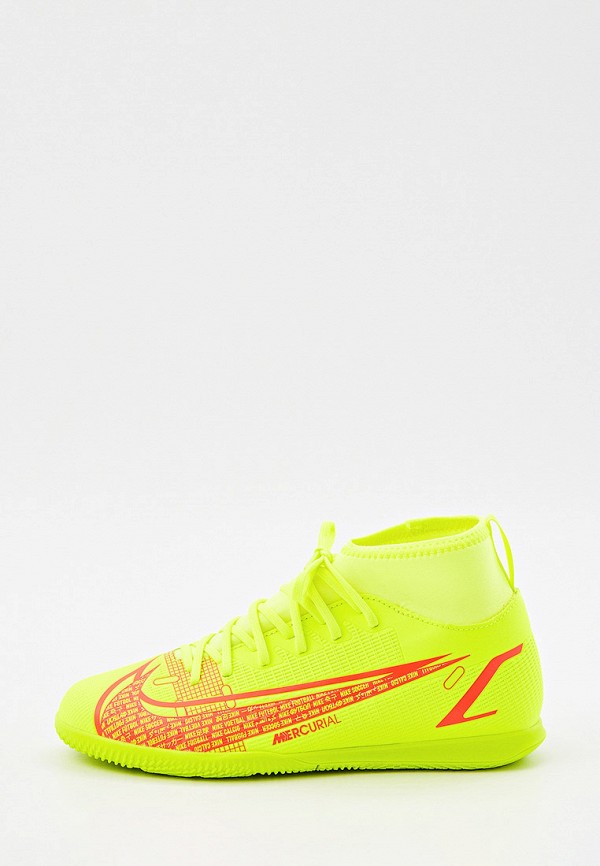 

Бутсы зальные Nike, Зеленый, JR SUPERFLY 8 CLUB IC