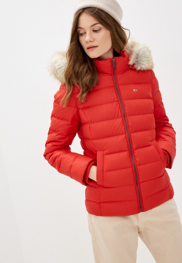 

Пуховик Tommy Jeans, Красный
