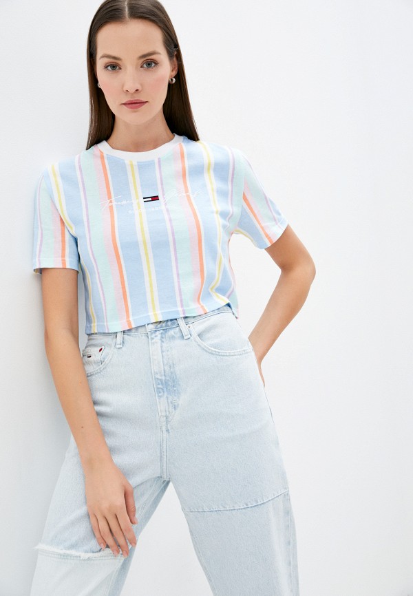 

Футболка Tommy Jeans, Разноцветный