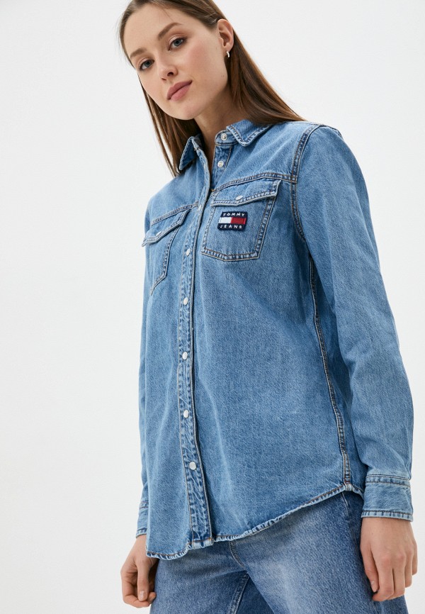 

Рубашка джинсовая Tommy Jeans, Голубой