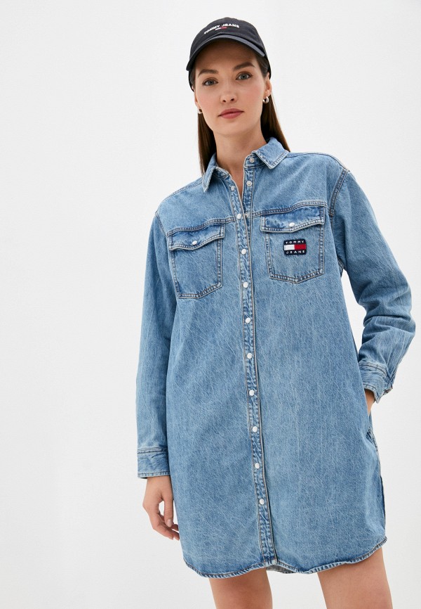 

Платье джинсовое Tommy Jeans, Голубой