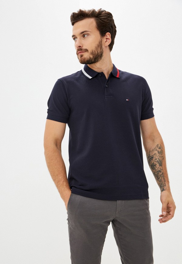 

Поло Tommy Hilfiger, Синий
