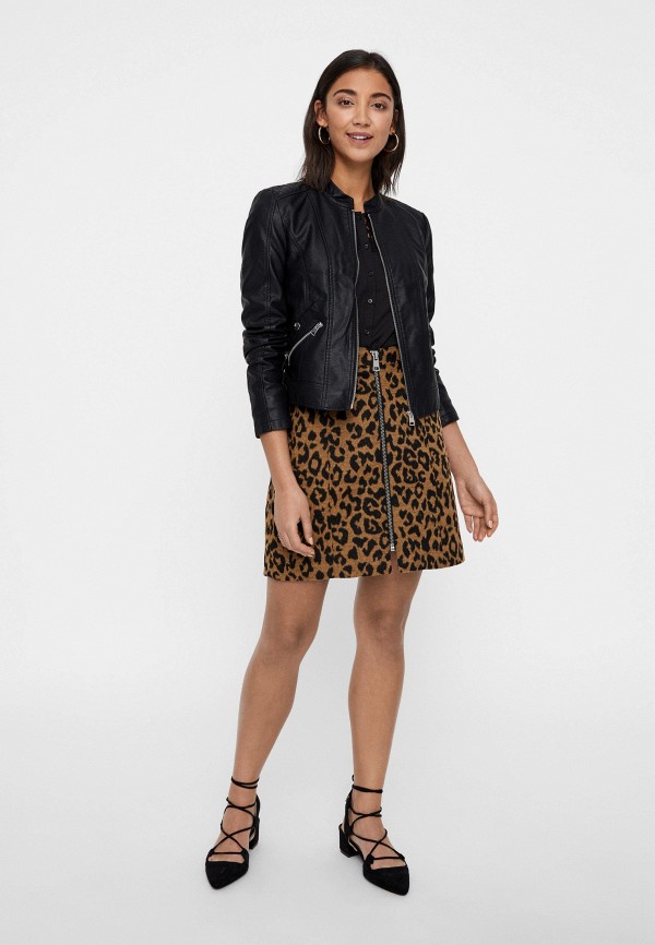 

Куртка кожаная Vero Moda, Черный
