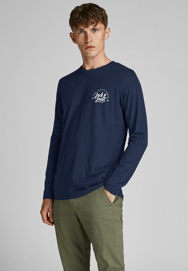 

Лонгслив Jack & Jones, Синий, Jack & Jones RTLAAO406101