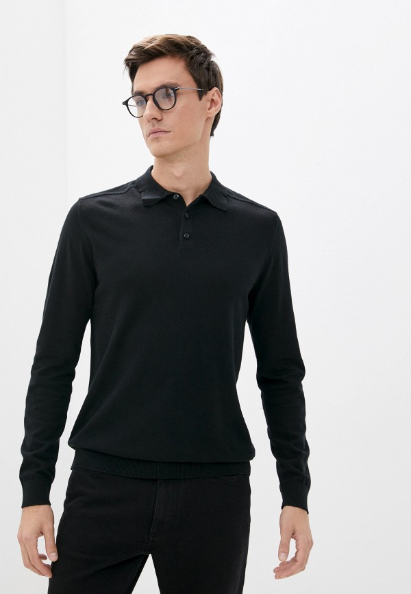 

Поло Selected Homme, Черный