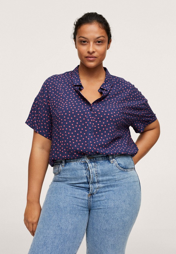 

Блуза Violeta by Mango, Синий, Violeta by Mango RTLAAO447901