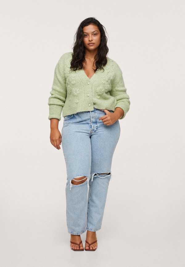 

Кардиган Violeta by Mango, Зеленый, Violeta by Mango RTLAAO450001