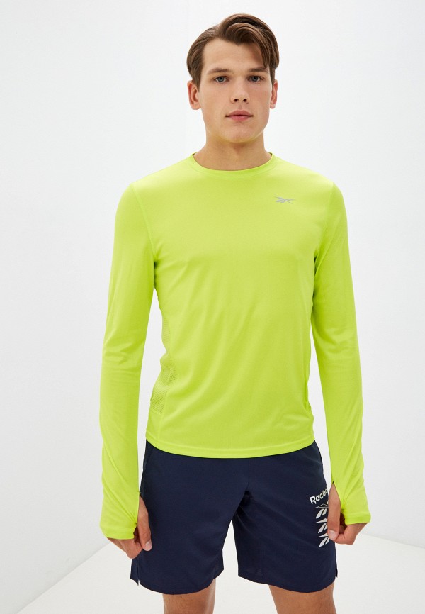

Лонгслив спортивный Reebok, Зеленый, RE SPEEDWICK LS TEE