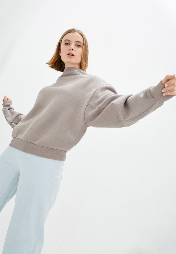 

Свитшот Reebok Classic, Бежевый, CL WDE COZY FLEECE CREW