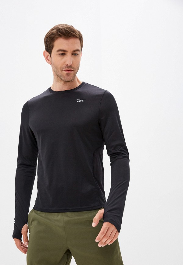 

Лонгслив спортивный Reebok, Черный, RE SPEEDWICK LS TEE