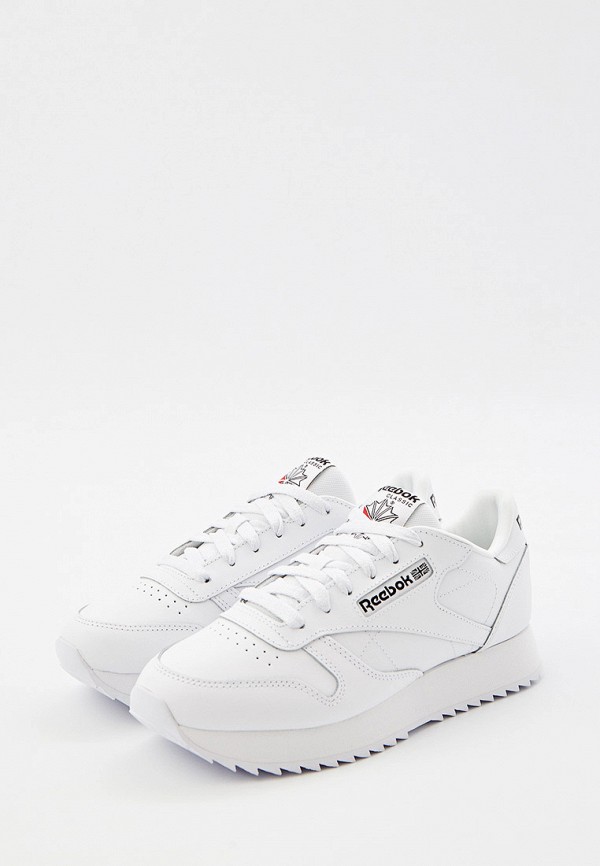 

Кроссовки Reebok Classic, Белый, CL LTHR RIPPLE