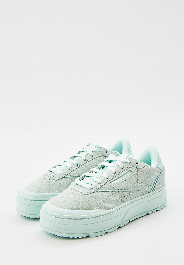 

Кеды Reebok Classic, Бирюзовый, CLUB C DOUBLE GEO