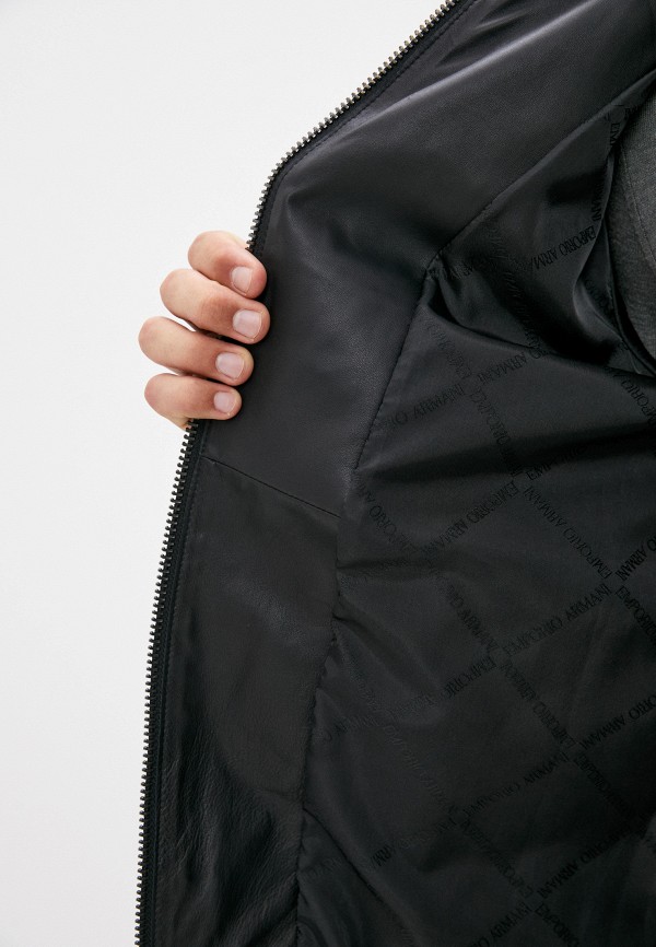 фото Куртка кожаная emporio armani