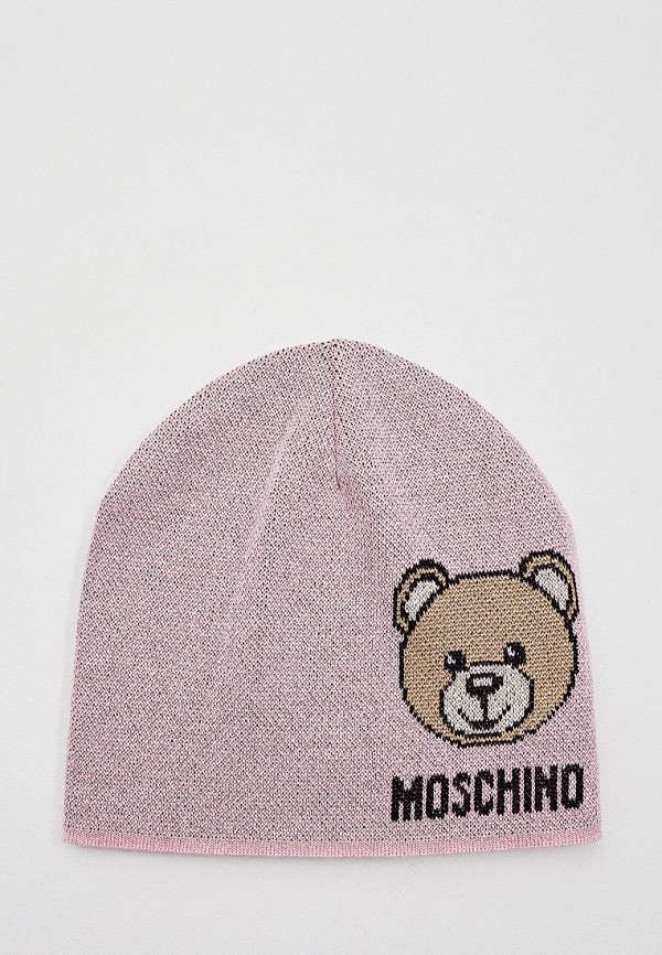 

Шапка Moschino, Розовый, Moschino RTLAAO504201