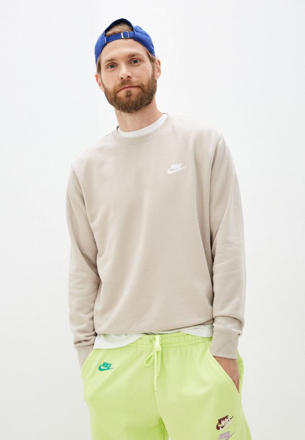 

Свитшот Nike, Бежевый, M NSW CLUB CRW FT
